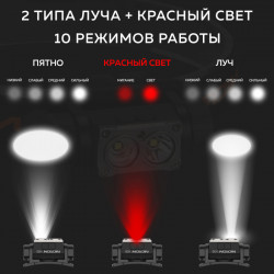 Фото: “Светодиодный двухлучевой налобный  фонарик NICRON H35”