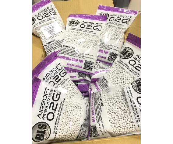 Фото: “Шарики для страйкбола BLS 0,20g 6 мм”, купить в интернет магазине