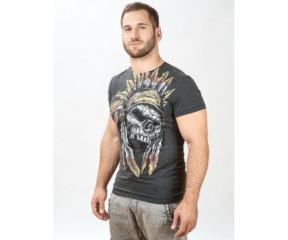 Фото: “Футболка ИНДЕЕЦ ЧЕРЕП”, купить в интернет магазине