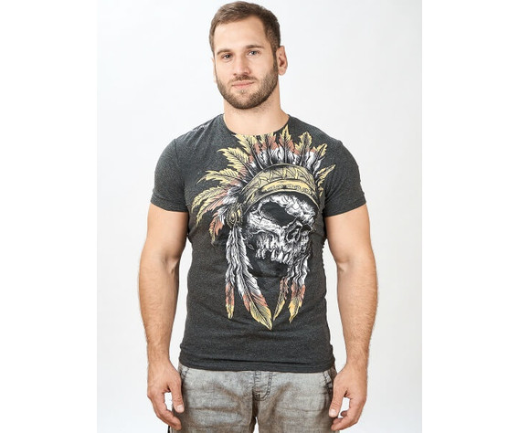 Фото: “Футболка ИНДЕЕЦ ЧЕРЕП”, купить в интернет магазине