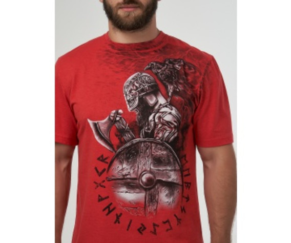 Фото: “Футболка ВИКИНГ С ВОРОНОМ”, купить в интернет магазине