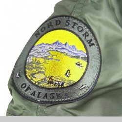 Фото: “Куртка ALASKA WMN Sage Green/Yellow”