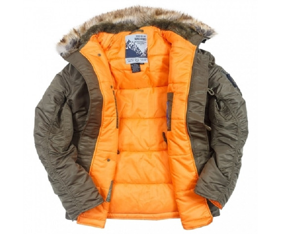 Фото: “Куртка Nord Storm n-3b (tight husky) 4XL capers/orange”, купить в интернет магазине