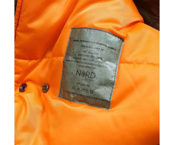 Фото: “Куртка Nord Storm n-3b (tight husky) 4XL capers/orange”, купить в интернет магазине