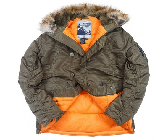 Фото: “Куртка Nord Storm n-3b (tight husky) 4XL capers/orange”, купить в интернет магазине