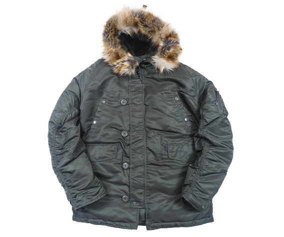 Фото: “Куртка n3b tight husky 4XL forest night, серая олива”, купить в интернет магазине