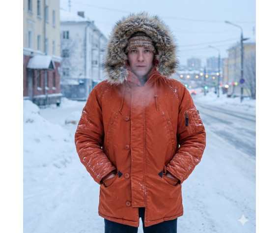 Фото: “Куртка Аляска Nord Denali N3B Tight Husky Potters Clay”, купить в интернет магазине