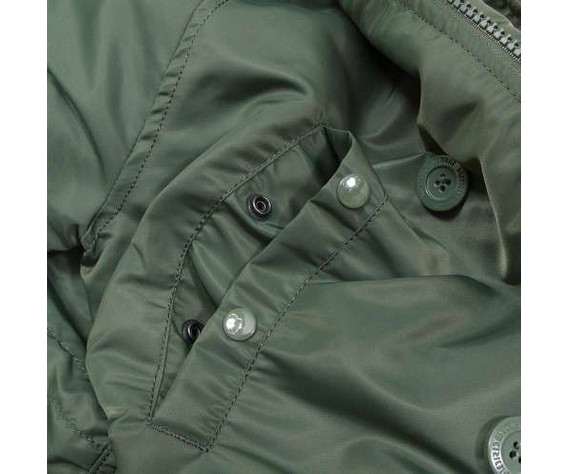 Фото: “Куртка Аляска N3B Tight Husky sage green / orange”, купить в интернет магазине