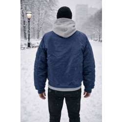 Фото: “Куртка бомбер Intruder Nord Denali Blue/Red”