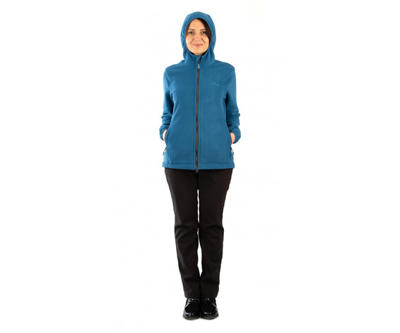Фото: “Толстовка женская Tundra, флис, синий”, купить в интернет магазине