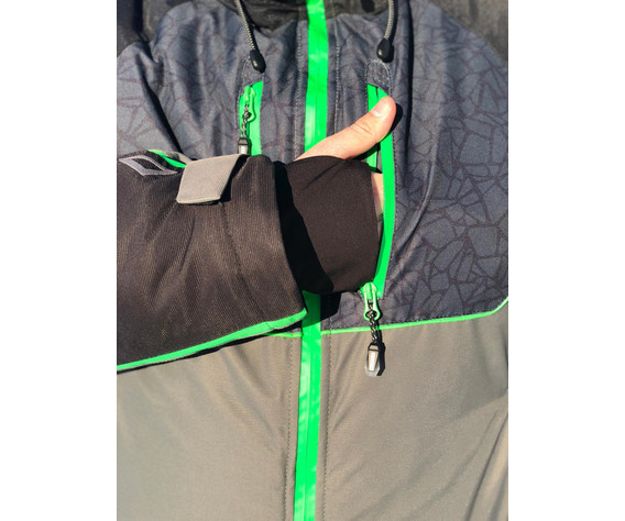 Фото: “Костюм Dickson, кошачий глаз, черно-зеленый”, купить в интернет магазине