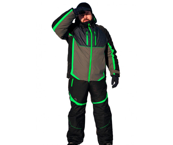 Фото: “Костюм Dickson, кошачий глаз, черно-зеленый”, купить в интернет магазине