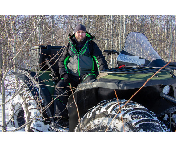 Фото: “Костюм Dickson, кошачий глаз, черно-зеленый”, купить в интернет магазине