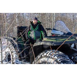 Фото: “Костюм Dickson, кошачий глаз, черно-зеленый”