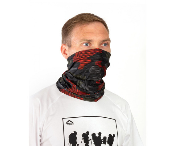 Фото: “Шарф-бандана PAYER, оранжевый кмф”, купить в интернет магазине