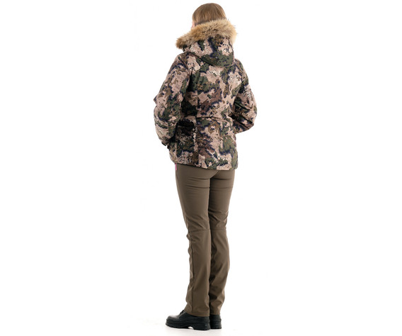 Фото: “Куртка женская с мехом Кобра, алова, кобра”, купить в интернет магазине