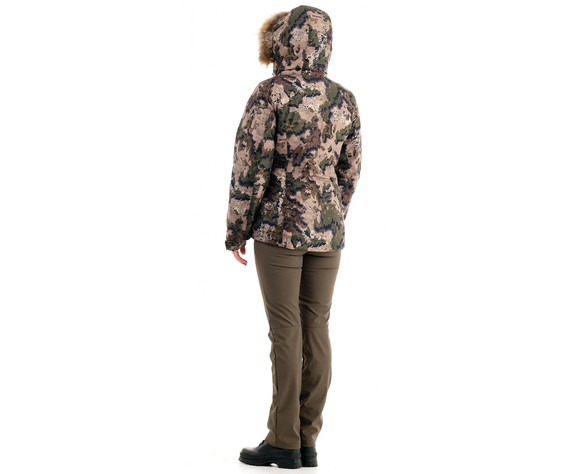 Фото: “Куртка женская с мехом Кобра, алова, кобра”, купить в интернет магазине