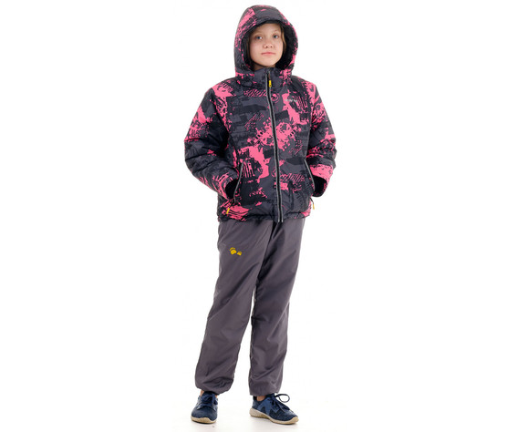 Фото: “Куртка детская Мегаполис, таслан добби, фуксия”, купить в интернет магазине