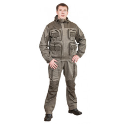 Фото: “Костюм Пайер, канвас, темный хаки”, купить в интернет магазине