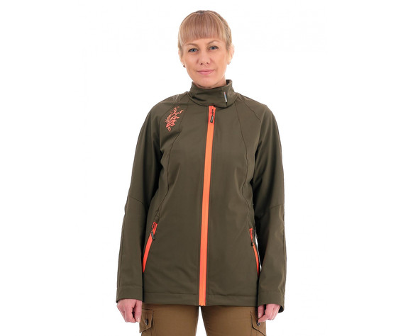 Фото: “Ветровка женская Сити, тармак, хаки”, купить в интернет магазине