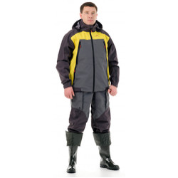 Фото: “Костюм Фиш Про, таслан, темно-серо-желтый”, купить в интернет магазине