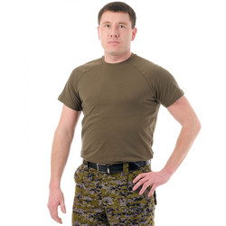 Фото: “Футболка, хлопок, хаки”, купить в интернет магазине
