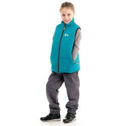 Фото: “Жилет детский Хамелеон, дюспа, бирюза”