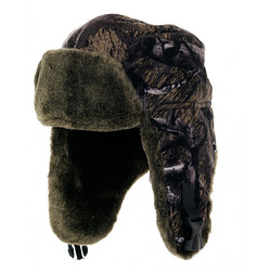 Фото: “Шапка-ушанка Умка, алова, темная ветка”, купить в интернет магазине