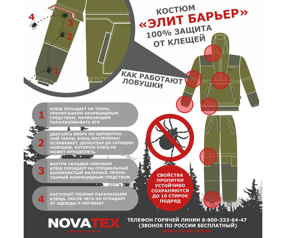 Фото: “Костюм Элит Барьер, смесовая, светлый хаки”, купить в интернет магазине