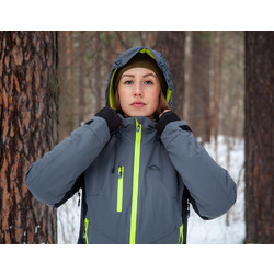 Фото: “Куртка женская Arctica, таслан добби, графит”