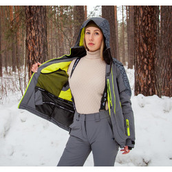 Фото: “Куртка женская Arctica, таслан добби, графит”