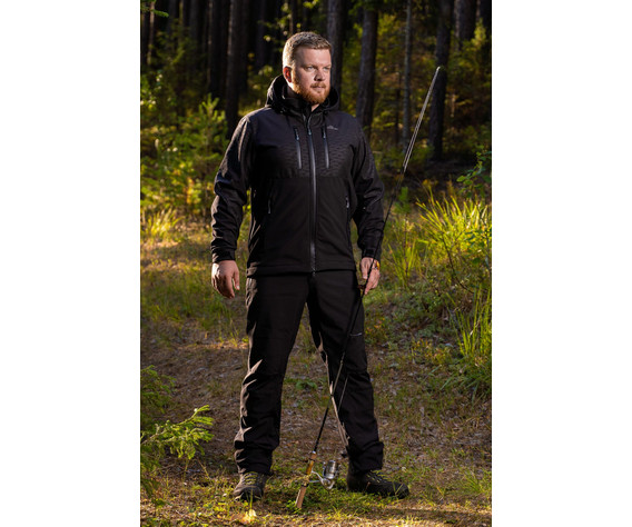 Фото: “Брюки Bering, софт-шелл, черный”, купить в интернет магазине