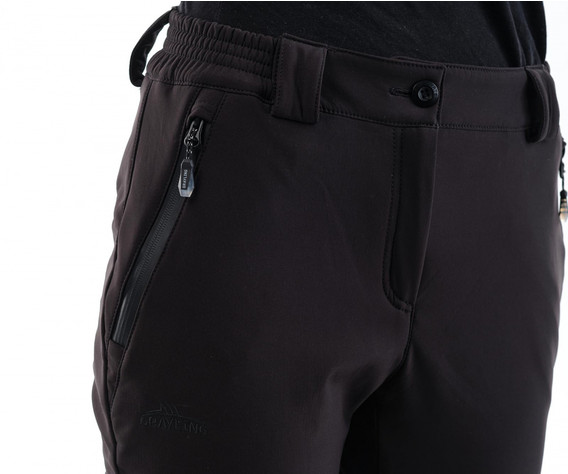 Фото: “Брюки женские Ritsa, софт-шелл, черный”, купить в интернет магазине