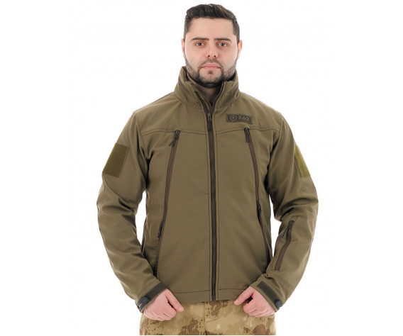 Фото: “Куртка Альфа, софт-шелл, хаки”, купить в интернет магазине