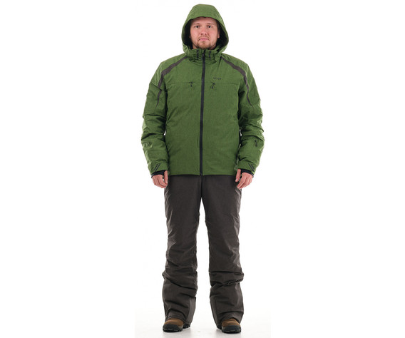 Фото: “Костюм Аргус, плащевая, зеленый/серый”, купить в интернет магазине