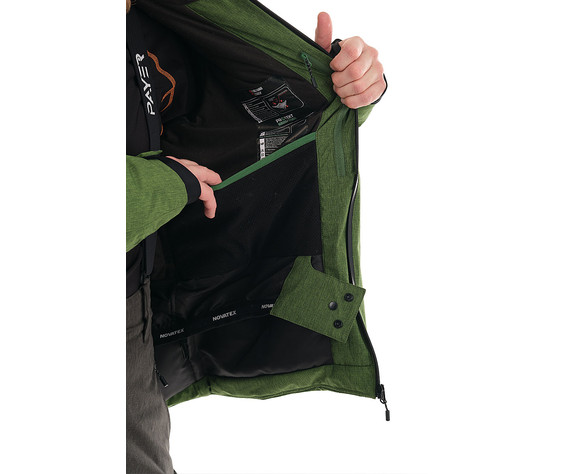 Фото: “Костюм Аргус, плащевая, зеленый/серый”, купить в интернет магазине