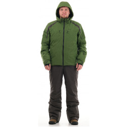 Фото: “Костюм Аргус, плащевая, зеленый/серый”