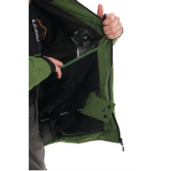 Фото: “Костюм Аргус, плащевая, зеленый/серый”