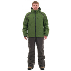 Фото: “Костюм Аргус, плащевая, зеленый/серый”, купить в интернет магазине