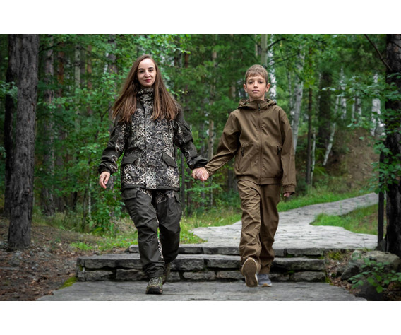 Фото: “Костюм Барс NEW детский КВЕСТ, полофлис, коричневый”, купить в интернет магазине