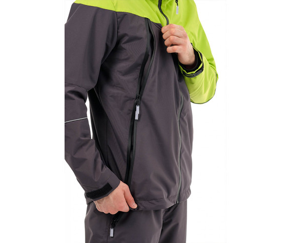 Фото: “Костюм Бейс, нейлон, серо-салатовый”, купить в интернет магазине