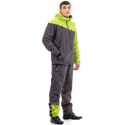 Фото: “Костюм Бейс, нейлон, серо-салатовый”