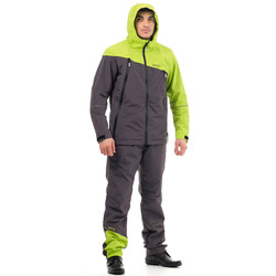 Фото: “Костюм Бейс, нейлон, серо-салатовый”