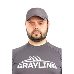 Фото: “Бейсболка GRAYLING, полиэстер, серый”