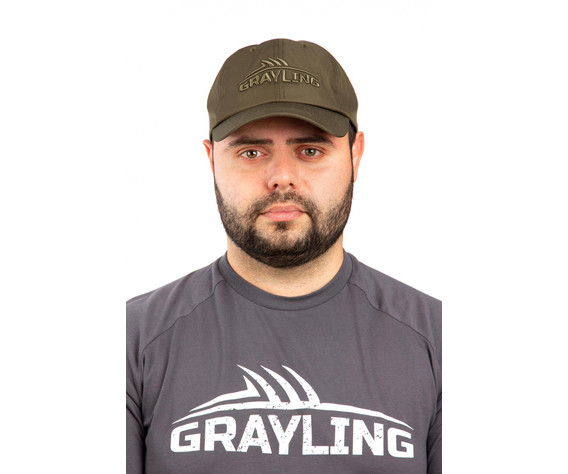 Фото: “Бейсболка GRAYLING, полиэстер, хаки”, купить в интернет магазине