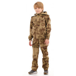 Фото: “Костюм Боец детский, смесовая, зеленый камуфляж”, купить в интернет магазине