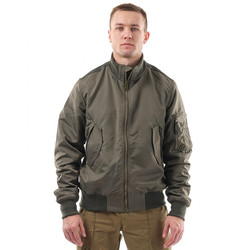 Фото: “Бомбер, оксфорд, олива”, купить в интернет магазине
