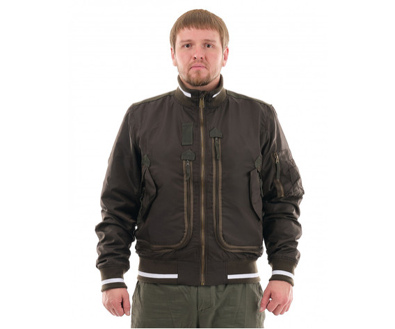 Фото: “Бомбер, оксфорд, т.хаки”, купить в интернет магазине