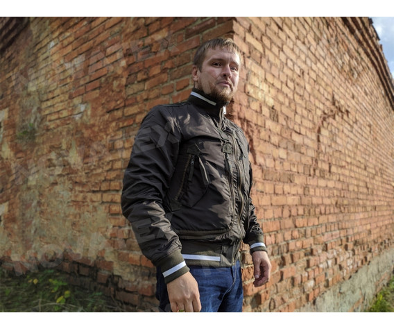 Фото: “Бомбер, оксфорд, т.хаки”, купить в интернет магазине