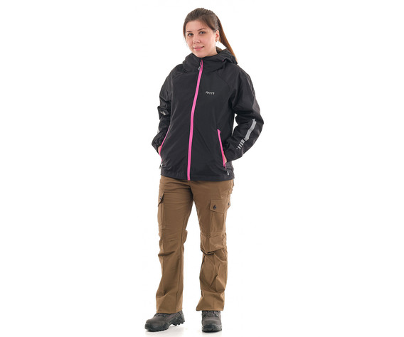 Фото: “Ветровка Бриз, таслан, черный/фуксия”, купить в интернет магазине